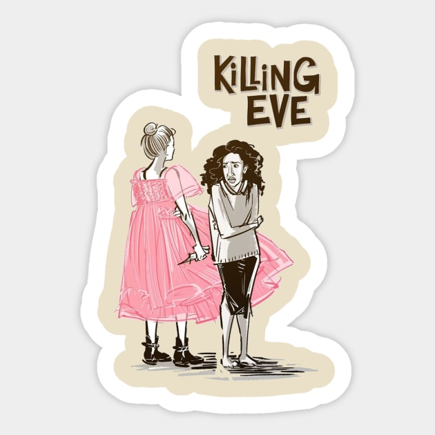 Killing Eve villanelle Sticker by pberry